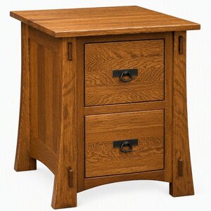 Whiteridge Mission Solid Wood File Cabinet - Choose Size