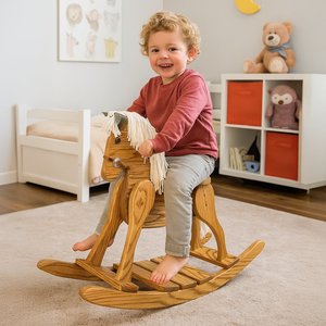 Heirloom Wooden Rocking Horse