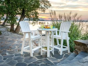 Poly Pub Table Set with Stools