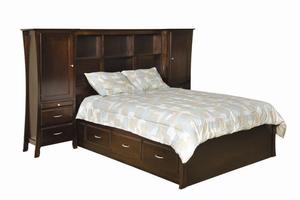 Amish Brooklyn Pier Wall Bed with Platform