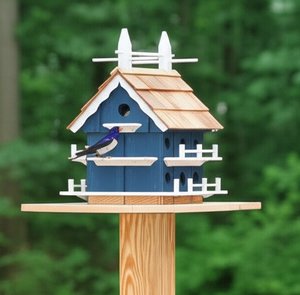 Colonial Martin Bird House with 14 Compartments