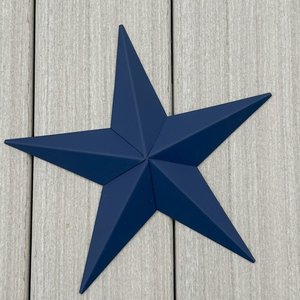 40" Painted Metal Barn Star