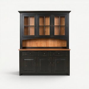 Galloway Shaker 3-Door Kitchen Hutch Storage Cabinet