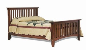 Kenneth Mission Slat Bed