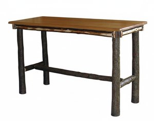 Rustic Hickory Twig Console Table - Choose Counter or Bar Height