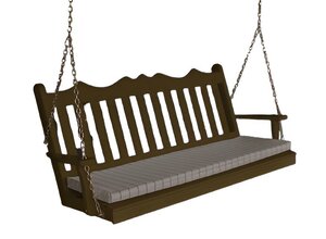Pine Wood Royal English Porch Swing