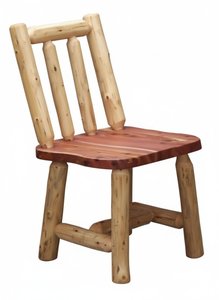 Rustic Cedar Log Dining Chair