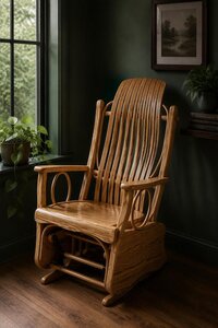 Delray Flat Arm Glider Chair for Living Room