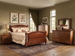 Magpie 5-Piece Bedroom Set in Rustic Cherry