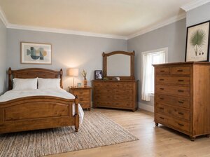 Magpie 5-Piece Bedroom Set in Rustic Cherry