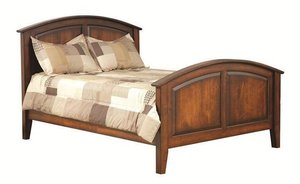 Kempton Solid Wood Panel Bed