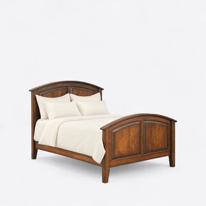 Kempton Solid Wood Panel Bed