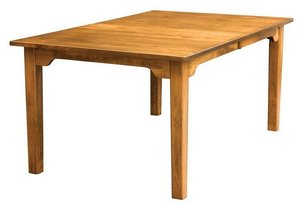 Amish Handcrafted Shaker Leg Dining Table