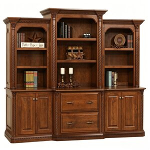 Hawthorne 98" Credenza with Optional Bookcase Top