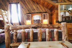 Log Bed Spindle Footboard