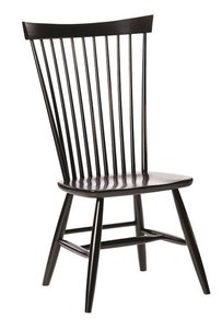 Solid Wood Buckeye Farmhouse Straight Back Dining Chair