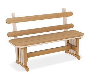Zen Extra Wide Poly Mission Bench
