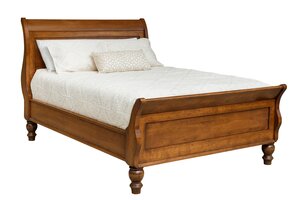 Miriam Sleigh Bed with Turned Feet