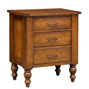 Miriam Bedside Chest Night Stand with Turned Feet