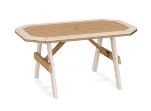Poly Garden Table with Border