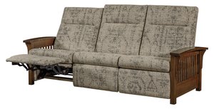 Celista Slat Mission Wall Hugger Recliner Sofa