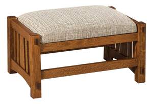 Trinity Mission Upholstered Footstool