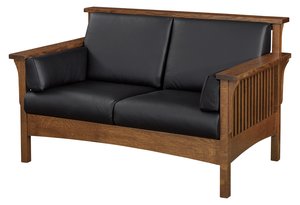 Oroville Mission Loveseat Sofa