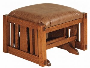 Trinity Mission Upholstered Gliding Ottoman