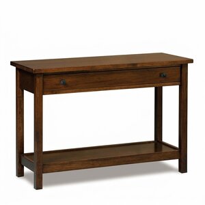 Radiance Mission Sofa Table with Drawer