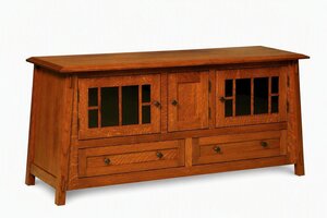 Spark 61" Custom Mission TV Stand Cabinet