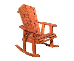 Cedar Wood Adirondack Porch Rocker