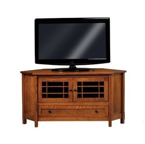 Radiance Mission Corner TV Stand