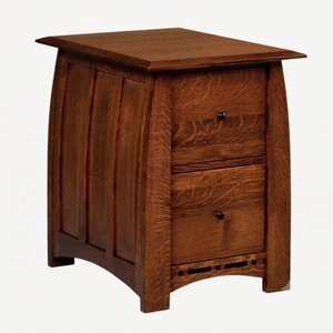 Wood Grove Mission Two Drawers File Cabinet