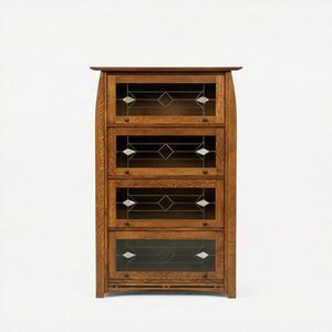 Wood Grove Mission Barrister Bookcase
