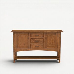 Baraldi Mission Solid Wood Dining Sideboard