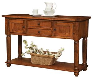 Banneker Farmhouse Solid Wood Dining Sideboard