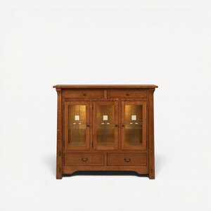 Andar Mission Solid Wood High Dining Buffet