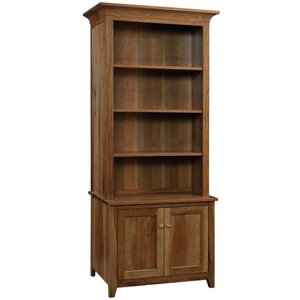 Bookcase with Open Shelving and Hidden Gun Cabinet