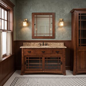 Portland Mission 60" Single Bathroom Vanity Cabinet without Top