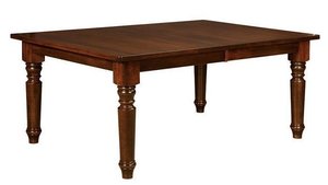 Buckingham Solid Wood Turned Leg Dining Table