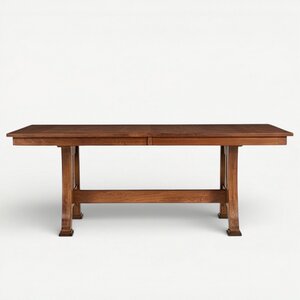 Handcrafted Solid Wood Jackson Trestle Dining Table