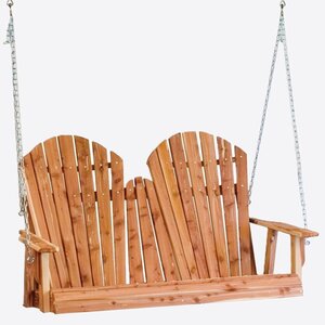 Cedar Wood Adirondack Porch Swing