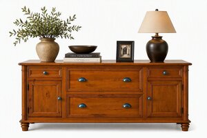 Savile Solid Wood Credenza Cabinet