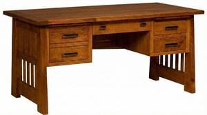 Meridian Pedestal Writing Desk