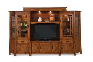Enchant Mission 6-Piece Entertainment Center Wall Unit