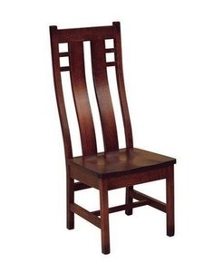 Solid Wood Mission High Back Dining Chair