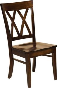 Solid Wood Double X-Back Dining Chair