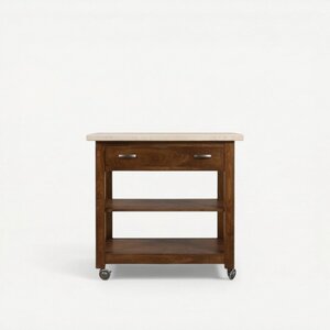 Customizable 33" Open Shelf Kitchen Island