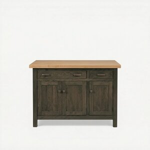 Amish Solid Wood Customizable Mission 48" Freestanding Kitchen Island