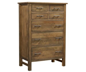Cabin Creek Hi-Boy Chest of Drawers with Seven Drawers